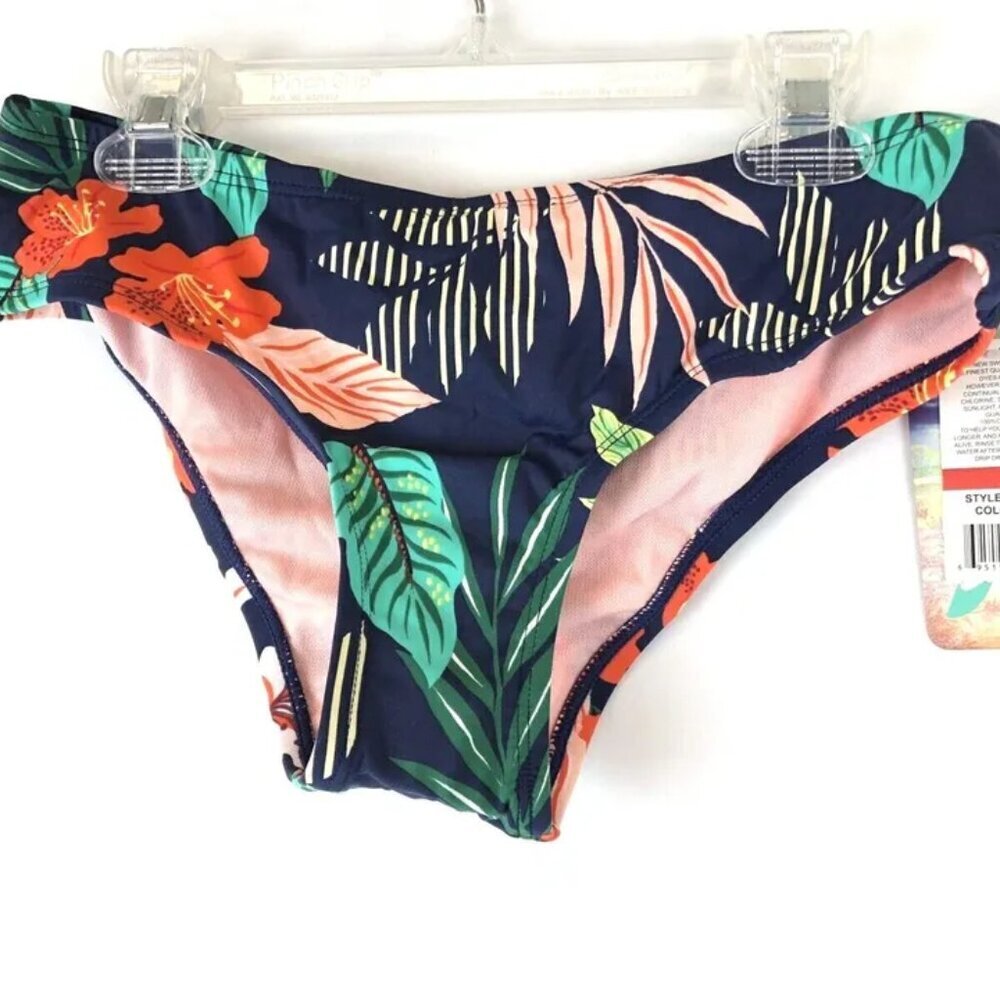 Hobie Juniors Ruffled Solid Hipster Bottom Size XS